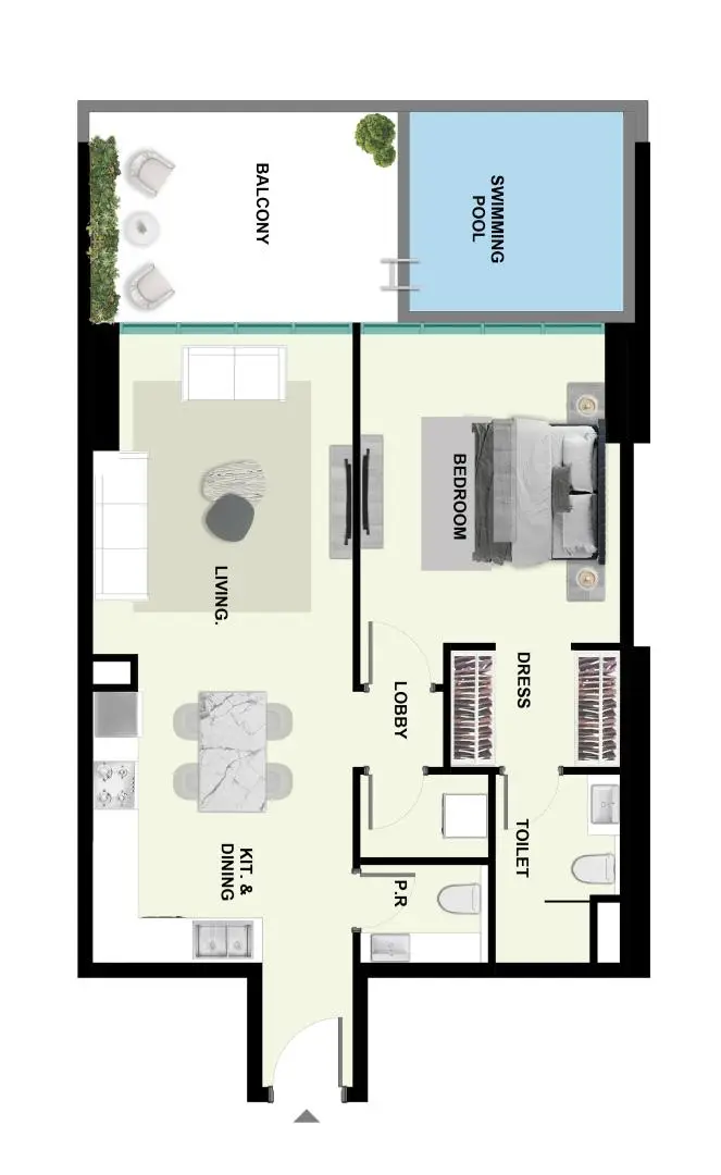 floor plan for Samana Park Meadows