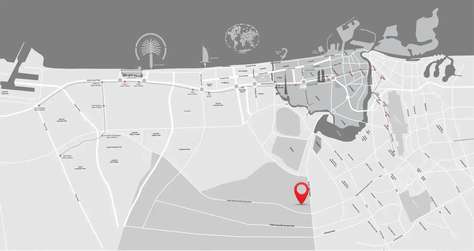 SAMANA Rome Location Map