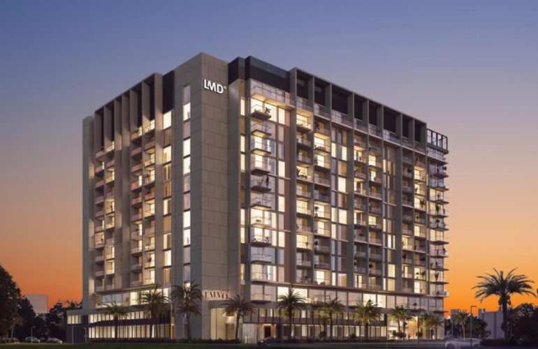 Elegant architectural design of Taiyo Residences Dubai