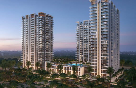 Peaceful community of Rosehill Project in Dubai
