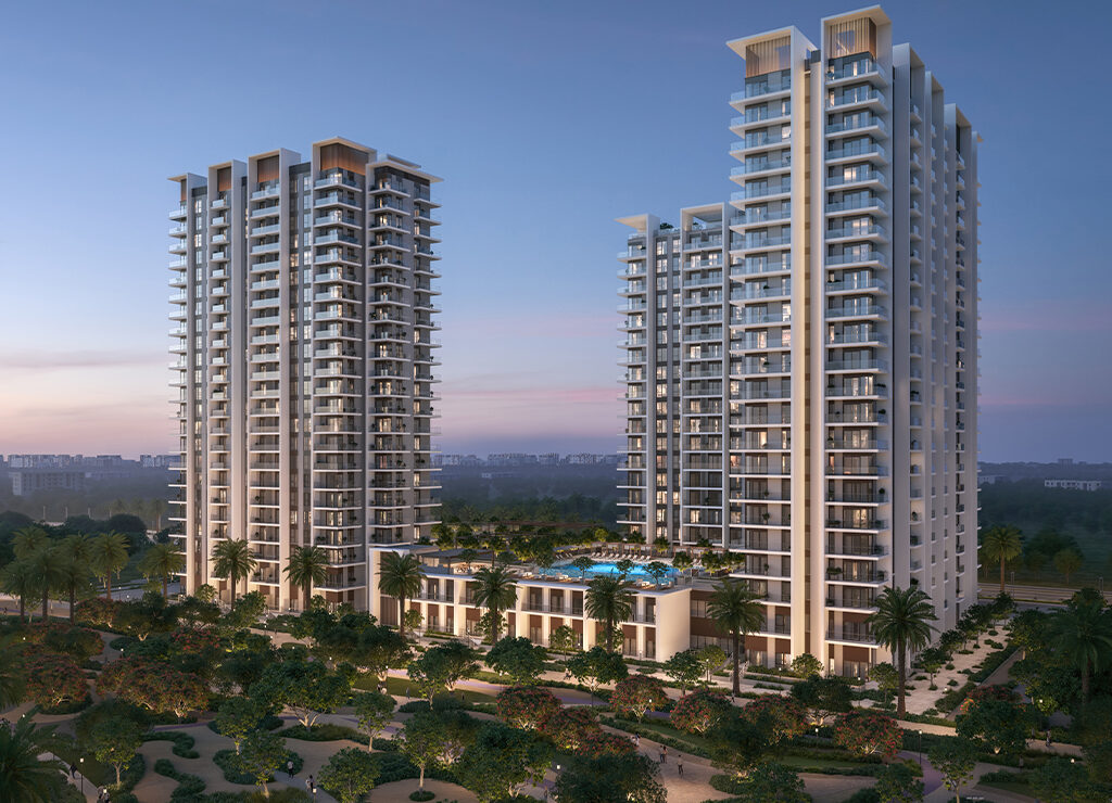 Peaceful community of Rosehill Project in Dubai