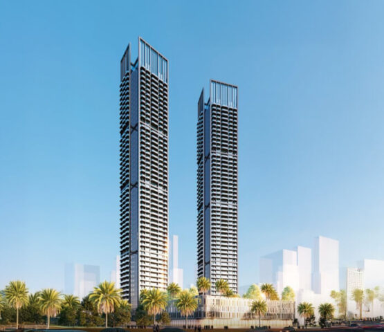 the twin towers of Ananda Residence in Dubai.
