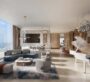 Minimalist and artistic luxury living space at The Mural by Beyond in Dubai