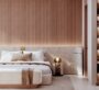 Sophisticated bedroom at Binghatti Twilight in Dubai with warm tones and modern decor