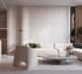 Spacious and beautifully designed living room at Binghatti Starlight Dubai