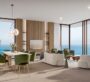 Light-filled luxury living room with ocean views at The Mural by Beyond in Dubai