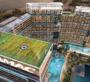 Chelsea Residences – Drone shot with branded helipad and layout