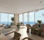 Chelsea Residences – Open kitchen and lounge space