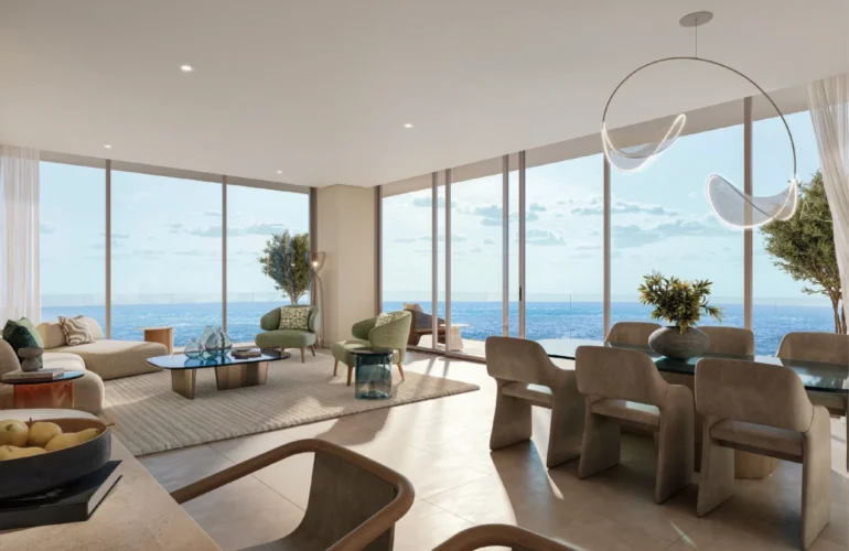 Chelsea Residences – Open kitchen and lounge space
