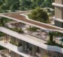 Modern layered terrace architecture at The Mural by Beyond in Dubai