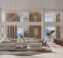 Costa Mare at Al Marjan – Elegant living and dining area with sea view