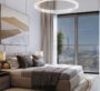 Contemporary bedroom with natural light and modern décor at Sobha Central