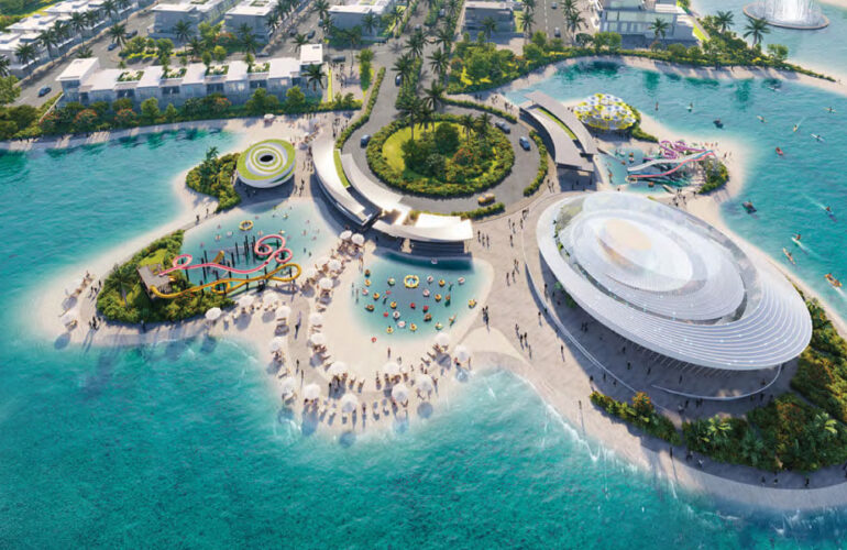Vibrant waterfront island with modern amenities in DAMAC Islands Phase 2.