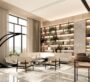 Luxurious lobby with modern furniture and floor-to-ceiling windows at Cove Boulevard