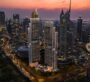 Emirates Towers by Meraas – High-rise towers at dusk with pool view