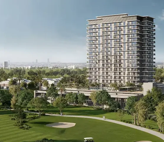 Exterior View of Golf Acres at Emaar South Apartment