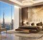 Ultra-luxury bedroom with skyline views at Trump Tower by DARGLOBAL in Dubai