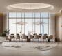 Contemporary lounge space with sophisticated design in DWTN Residences Dubai