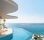 Stunning infinity pool overlooking the ocean at Beach Walk Grand by Imtiaz Developments in Dubai