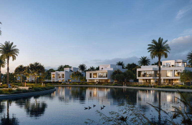 Experience tranquility with lakefront villas at Address Villas Tierra by Emaar Properties, offering peace, privacy, and nature-inspired luxury