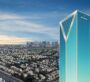 Aerial view of ME DO RE Business skyscraper in Dubai