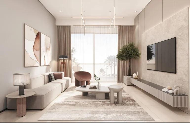 Marquis Insignia – Living room with modern decor and TV