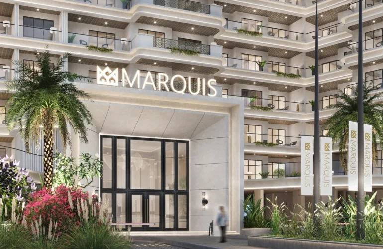 Marquis Insignia – Main entrance and lobby garden