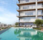 Pool with city views at Binghatti Starlight by Binghatti in Dubai