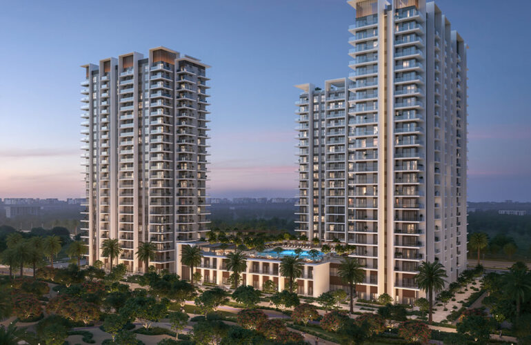 Peaceful community of Rosehill Project in Dubai