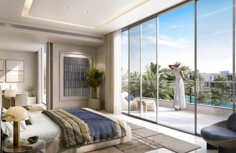 Wake up to breathtaking views from the luxurious master bedrooms at Address Villas Tierra by Emaar Properties, designed for ultimate comfort