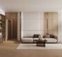 Contemporary suite with sleek wood finishes and minimalist design