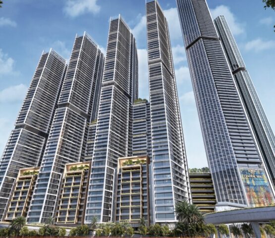 Modern skyscraper design of The Eden with multiple connected high-rise towers