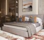 Elegant master bedroom in Westwood Grande with modern decor and large bed
