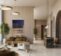 Modern, spacious lobby with refined decor at Lyvia by Palace