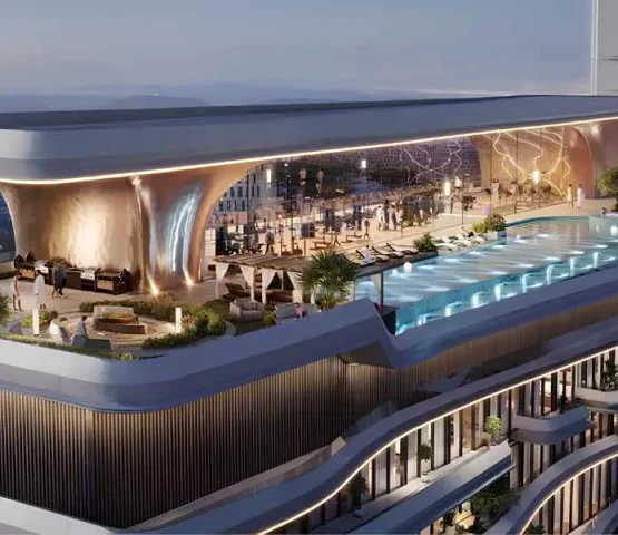 Exclusive amenities at One Sky Park, including infinity pools and a rooftop cinema offering a luxurious lifestyle.
