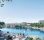 Scenic waterfront and promenade view at the Valia residential project by Emaar Properties